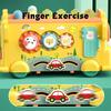 Bus Knocking Hammer Game Baby Montessori Kids Toys Fishing Maze Puzzle Music Multifunctional Bus Storage Box Educational Toys