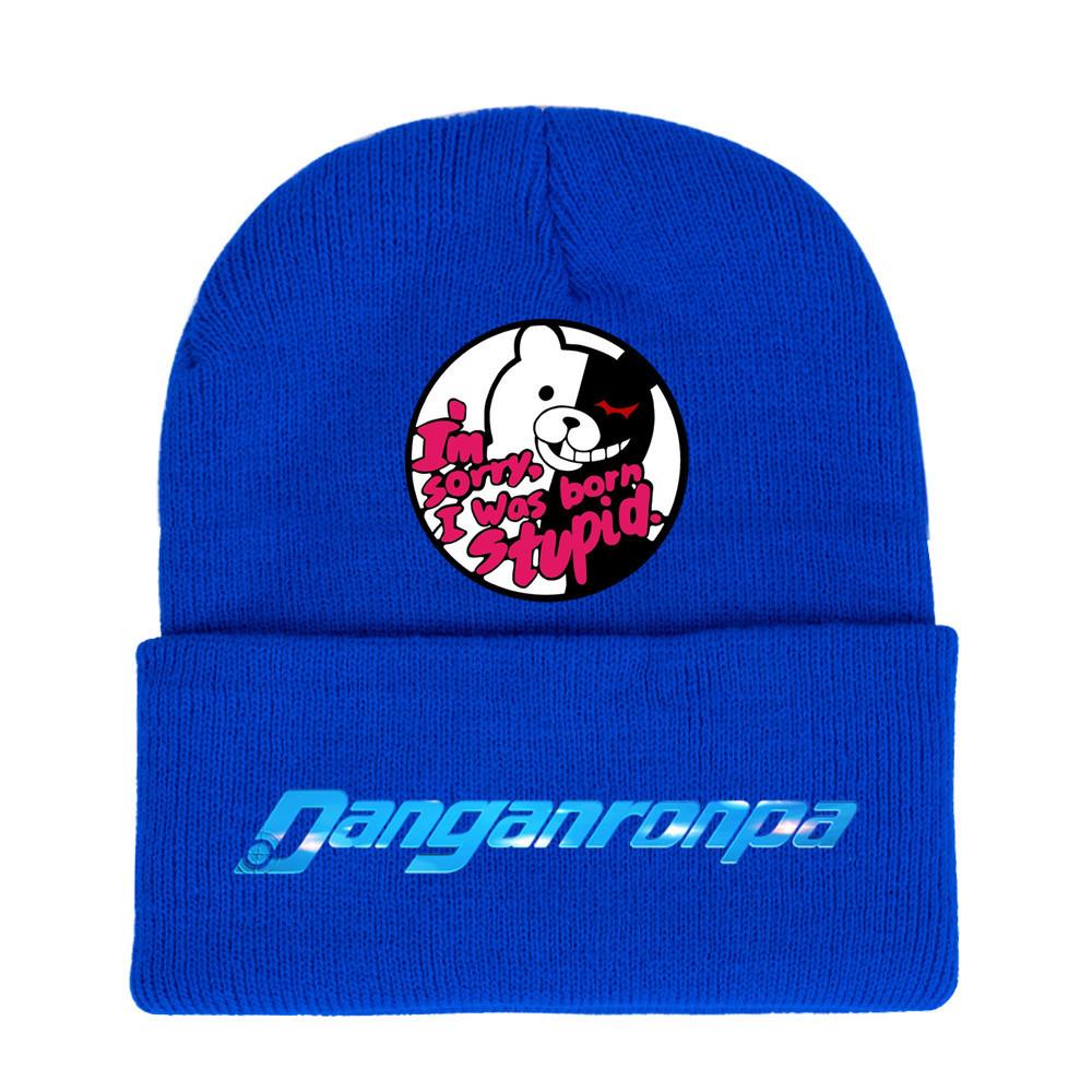 Danganronpa Graphic Cartoon Knit Cap Soft Unisex Design Gaming Gift
