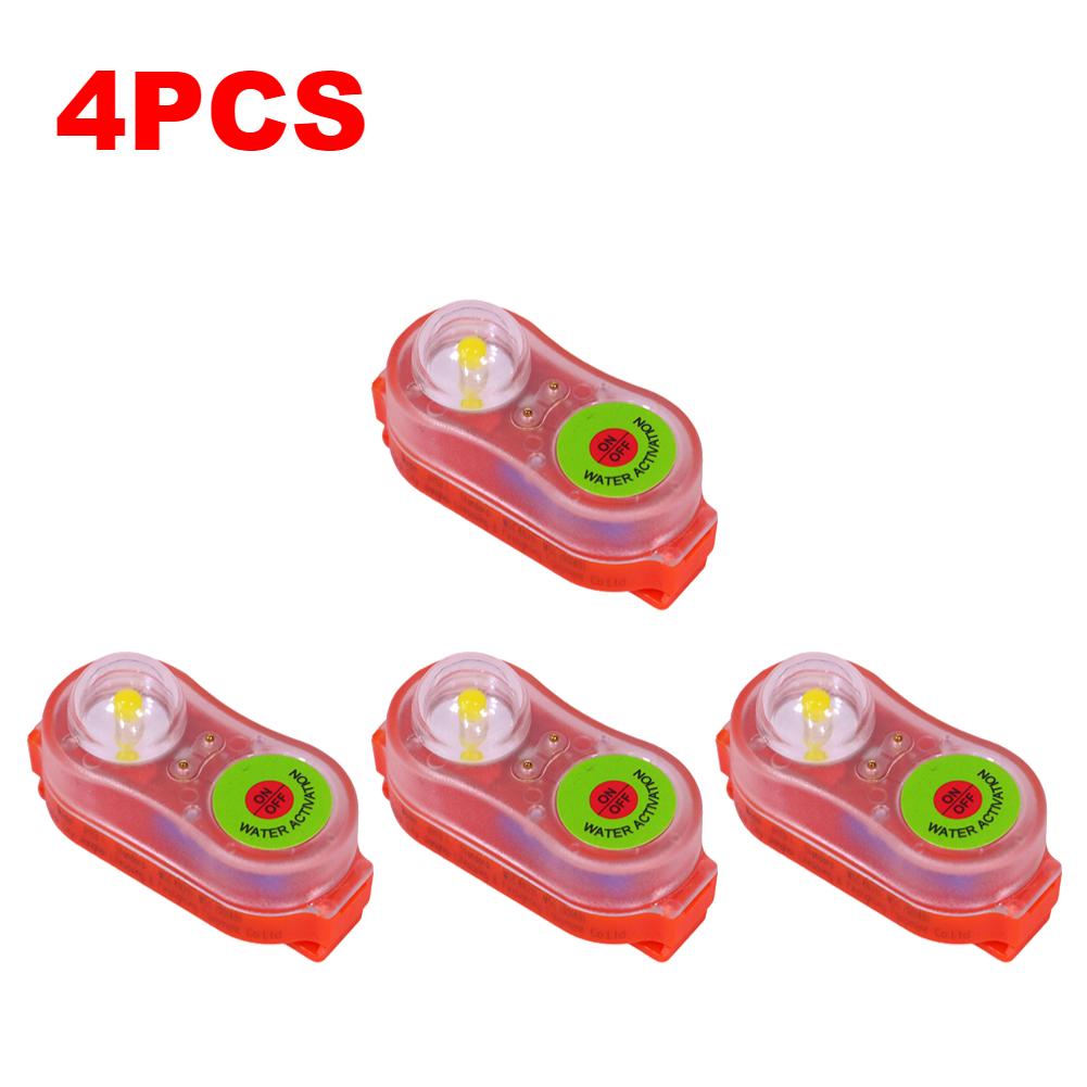 LED Life Jacket Light Survivor Locator Light Lithium Seawater Self-Lighting Light Life-saving Adult Children For Life Vest