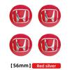 4pcs 3D 56mm 60mm 65mm Car Wheel Hub Centre Cap For Honda Badge Emblem Hub Center Cover Car Logo Sticker Car Styling Accessories ahn256