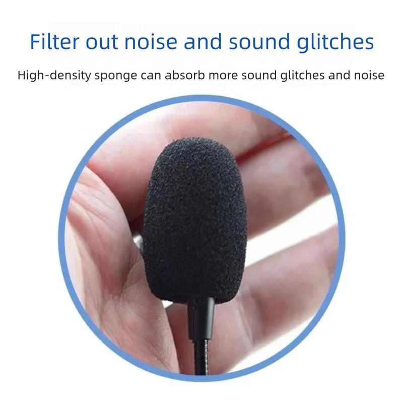 10PCS Headset Mic Foam Protector Cover Replacement Mini Windshield Foam Cover accessories MKFPJ03