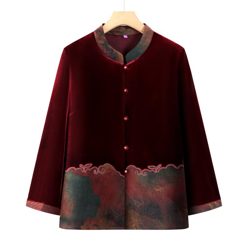 Women's Retro Floral Cardigan Blouse