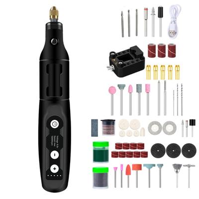 Cordless Electric Drill Grinder 3.7V 18000rpm Rechargeable Engraving Woodworking 5 Speed Rotary Tool Engraver Crafting