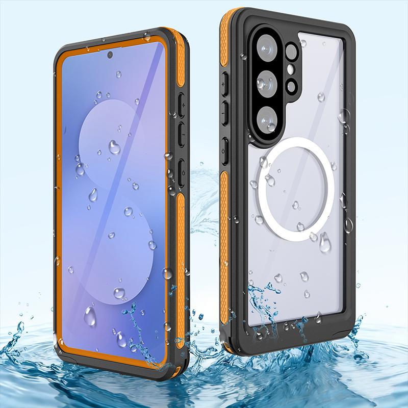 Custodia Impermeabile IP68 Per Samsung Galaxy S26 Ultra Ricarica Magnetica Immersioni Nuoto Sport Outdoor Arrampicata Copertura