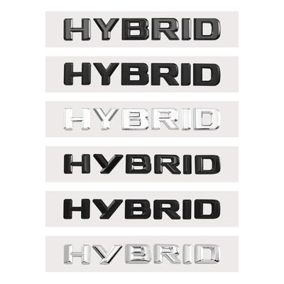 Autocolant 3D Hybrid Fender Trunk Litere Logo Badge Emblema Decalcomanii Autocolant pentru S400 E350 GLE450 W211 W212 W163 W221 W222