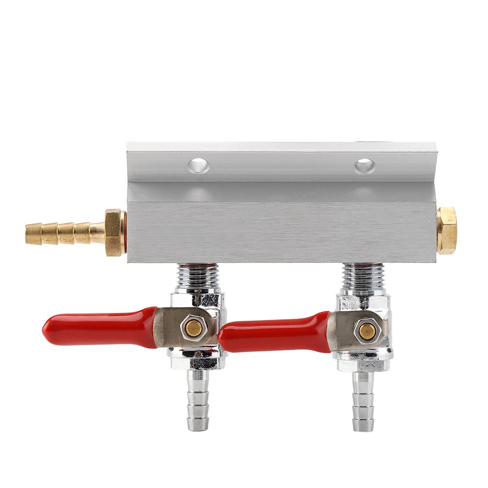 Muti Way Home Co2 Air Gas Manifold Distribution Splitter Beer 2 Way