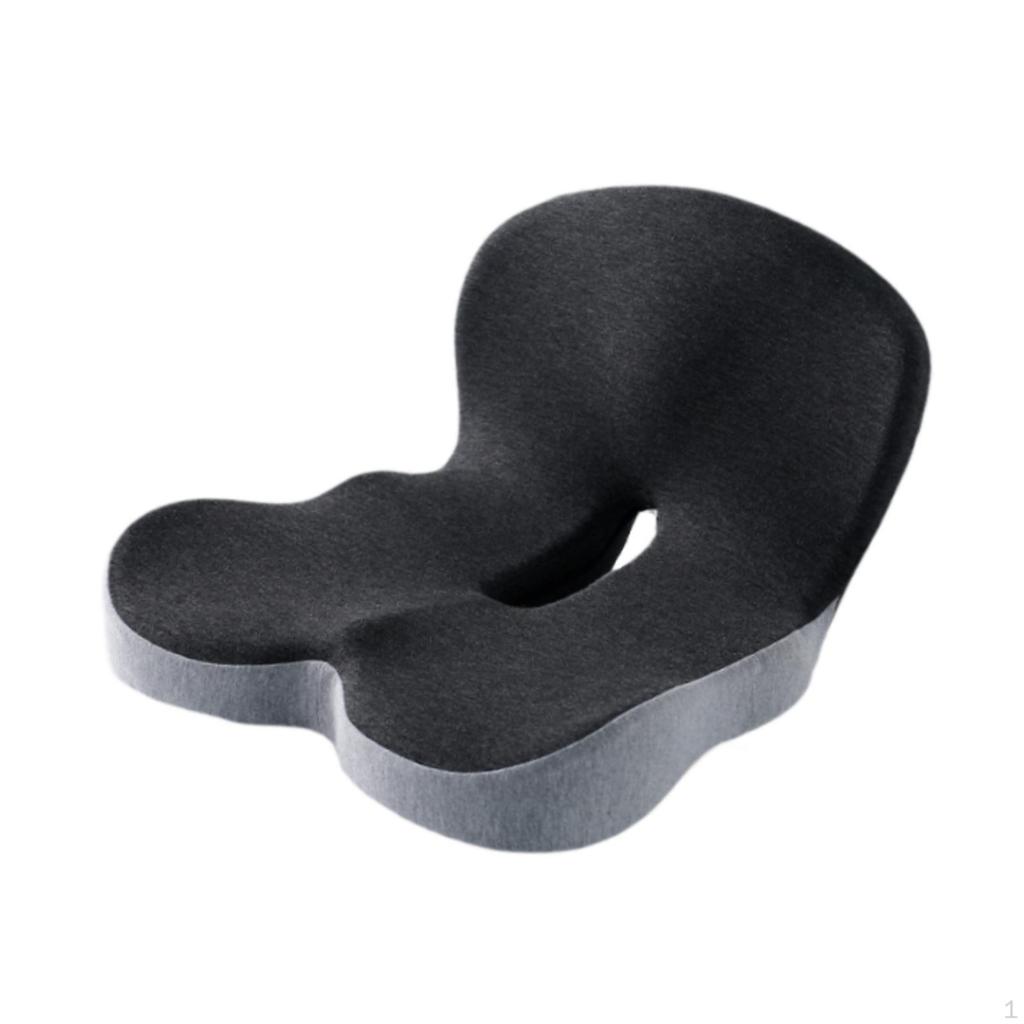 Memory Foam Seat Cushion Back Non Slip Practical Multifunctional Chair Pad Waist