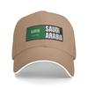 Saudi-Arabien Flagge Lässige Baseballkappe Sommer Trucker-Kappe Sonnenschutz Tennis Skate Hip Hop Hüte Unisex Unisex Mode Baseballkappen