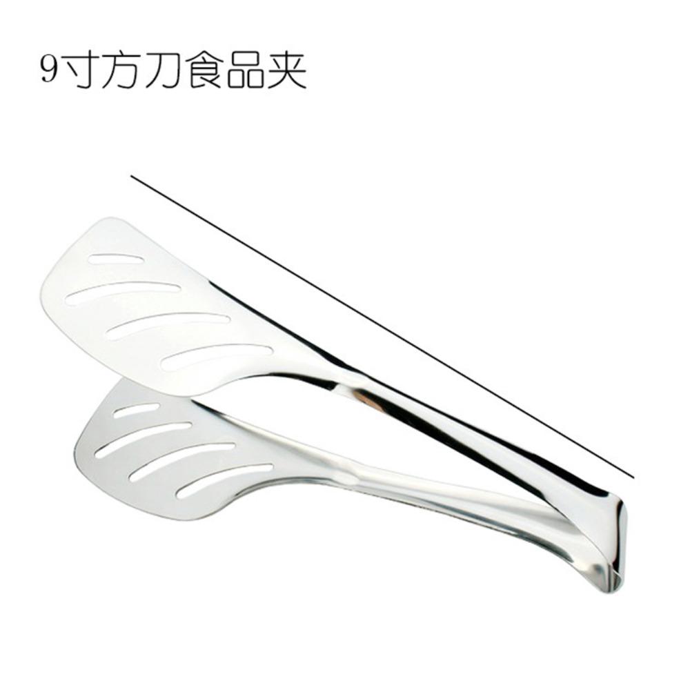 

Stainless steel ham lunch meat slices, steak shovel clip, square knife clip, multi-purpose pancakes, pancake fish clip, steak clip, pizza clip 9inch square tool holder