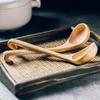 Kochen Natürlicher Langer Griff Holz mit Hängehaken Suppenkelle Schöpflöffel Servierlöffel Geschirr