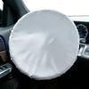Steering Wheel Sun Shade Cover Universal Silver Coated Cloth Anti Scald Heat Proof Sun Protection for Vehicle