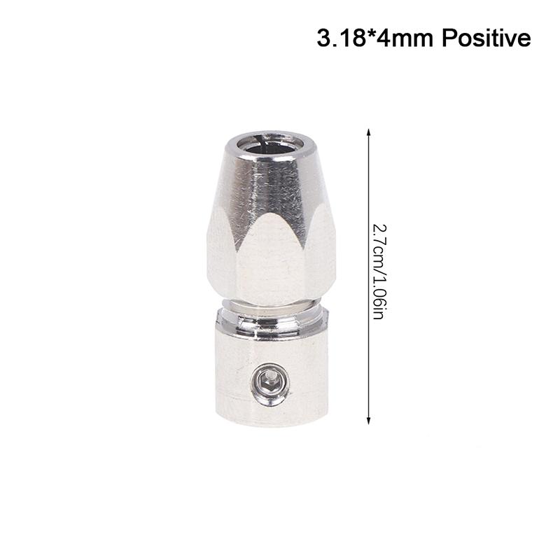 

RC Electric Boat 3.18*4 4*4 5*4 5*4.76mm Flex Collet Coupler Metal Positive/ Reverse Flexible Coupling