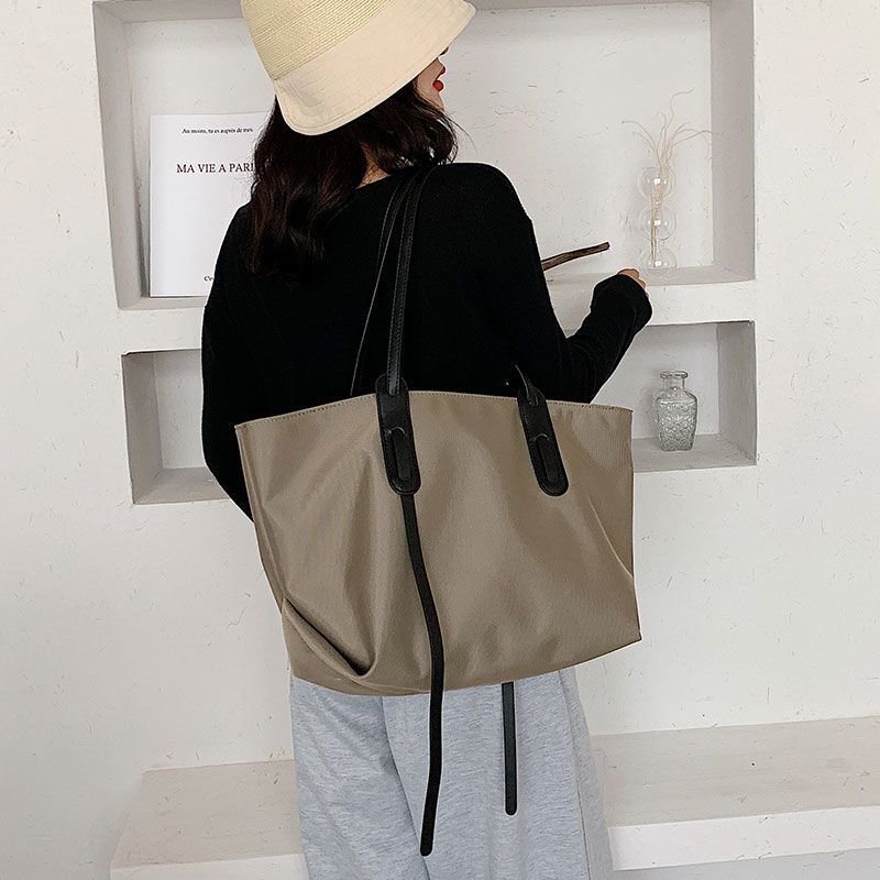 Summer Large Capacity Women's Bag Fashionable Shoulder Tote Bag Versatile Simple Casual Handbag