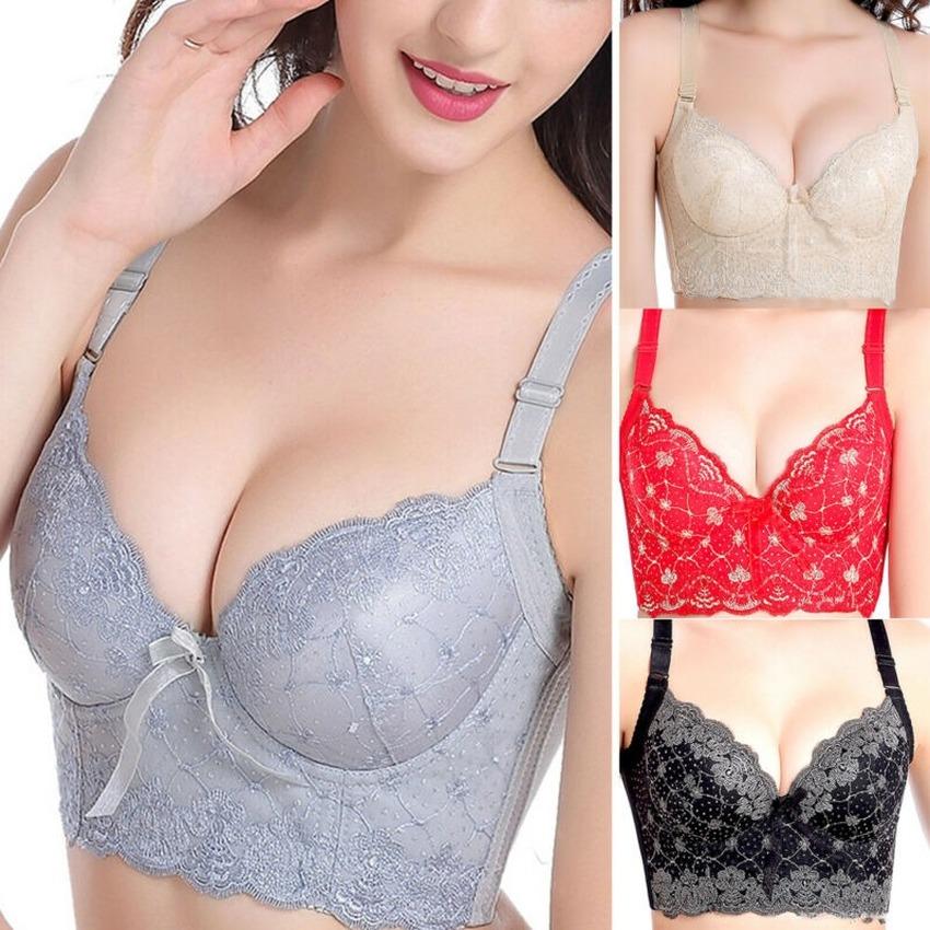 Buy Womens Bras Brassiere Push Up Bra Side Support Boost Push Up