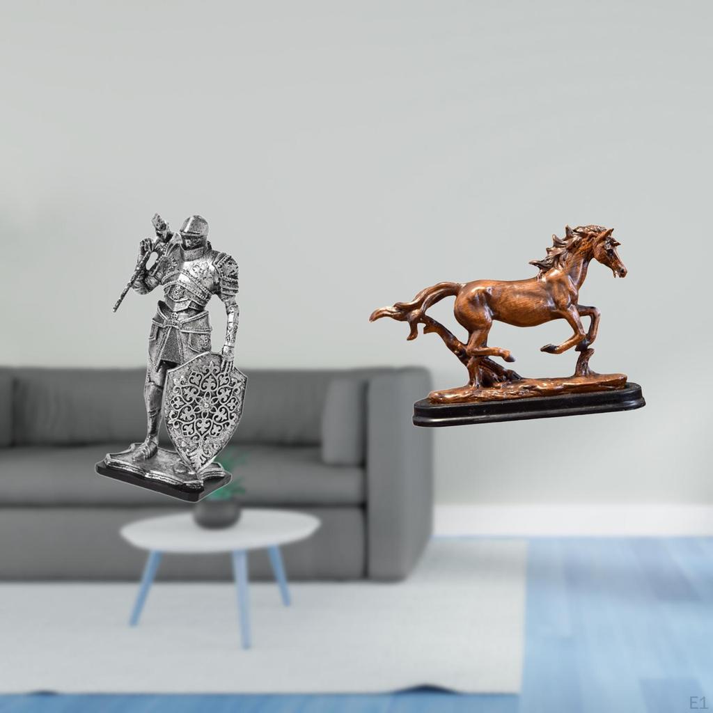 Nordic Resin Statue Figurine Abstract Art Sculpture Collectible Ornament for Desk Cabinet Office