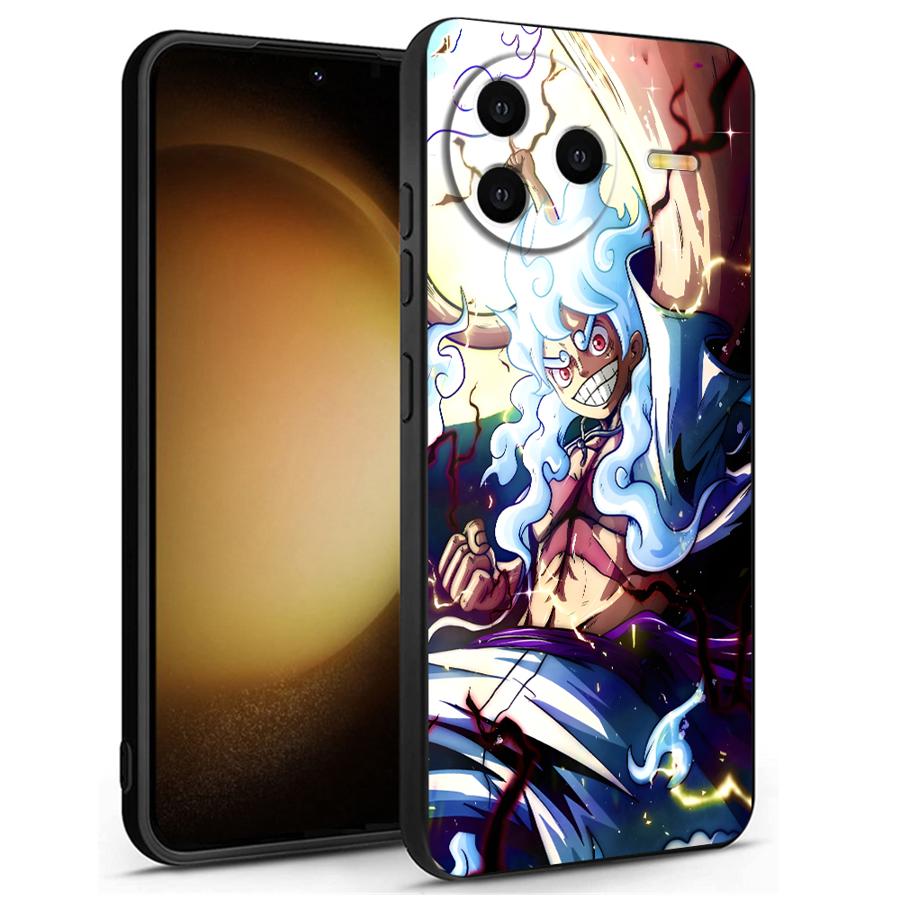 Case for Xiaomi Redmi 13C 9 K40 K80 Pro A3 A1 A2 Plus 14C 10 12C A5 A4 Black Soft Phone Cover One Piece Cool Luffy