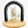 Cat Arch Self Grooming and Massage Toy Hair Brush Cat Scratching Toy for Cats Kittens Interactive Toys