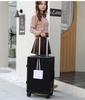 Durable Universal Wheel Leather Trolley Suitcase: Multipurpose Carry-On for Men and Women