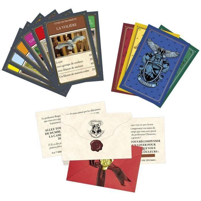Monopoly Harry Potter édition, Jeu de société de plateau, Aventures magiques à Poudlard, dès 8 ans, 2 à 6 joueurs
