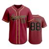 Camiseta de Béisbol Personalizable para Hombre y Mujer Camisa Deportiva con Botones Nombre del Equipo Número Impreso Ropa Deportiva Tejido Ligero Transpirable