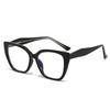 New Anti-Blue Light Glasses for Women Pc Core Legs Fashion Retro Plate Color Flat Mirror Can Be Equipped with Mirror 5704