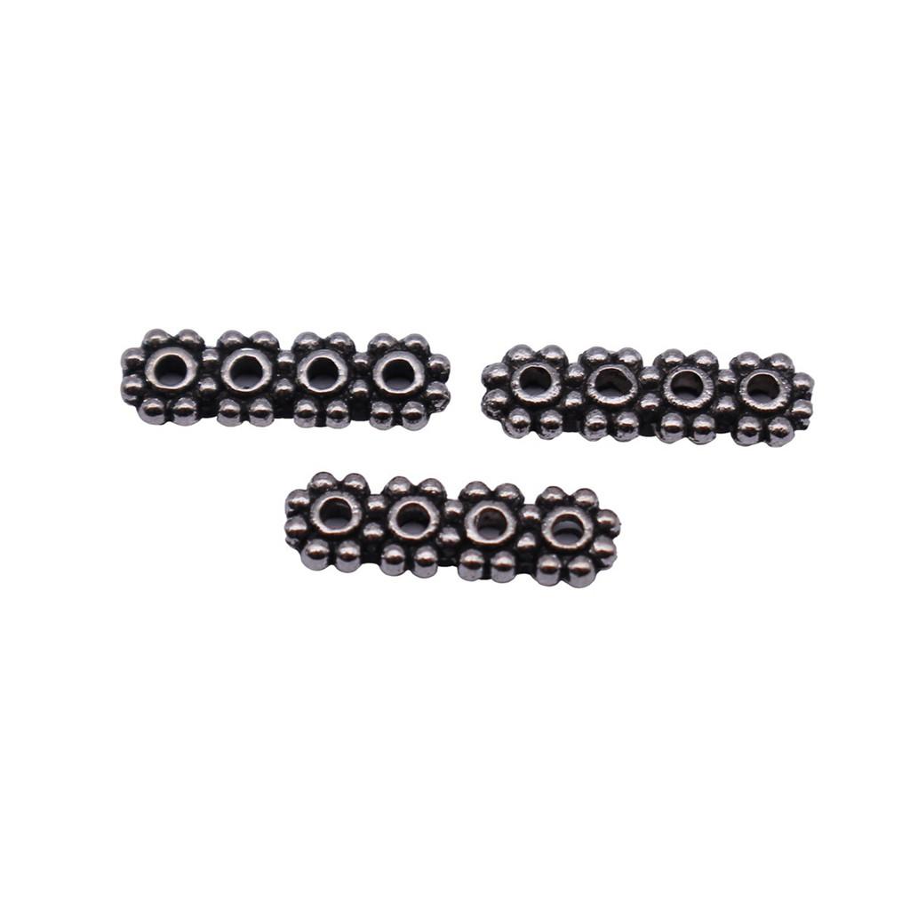 Multi Hole Tube Beads Spacer Antique Style Links For Multi Strand Bracelets
