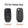 2/3 Buttons Tpu Key Case Car Key Cover For Renault Arkana Sandero Stepway Logan Twingo Kwid Trafic Clio Kadjar Clio 5 Captur