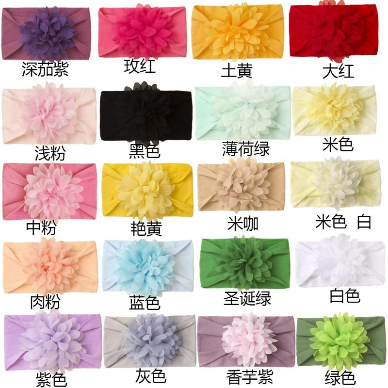 European and American Baby Headband Women, Nylon Headscarf, Creative Children's Headgear Wide Cute Princess Baby Products