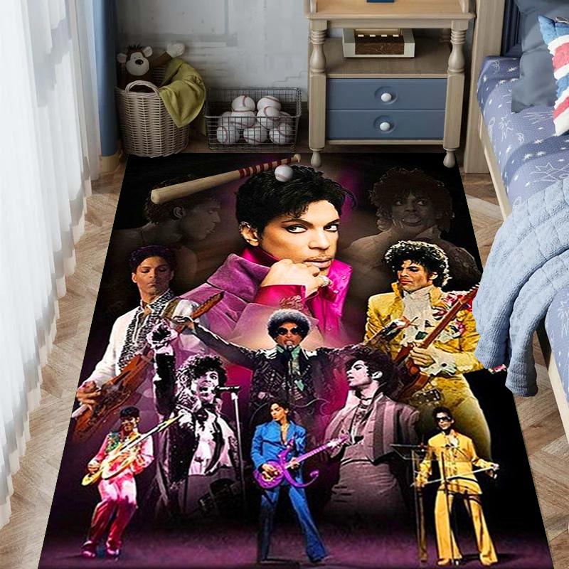 Prince's Iconic Guitar Artistry carpet Living room and bedroom mats floor mats Art Bathroom mat Room