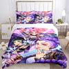 Fantasy Heroes Unite Print 3Pcs Bedding Setduvet Cover With 2 Bedropillowcase Home Birthday Gift