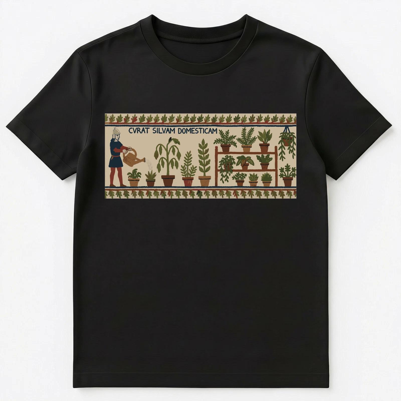 Houseplant Enthusiast Medieval Tapestry Unisex T-Shirt M