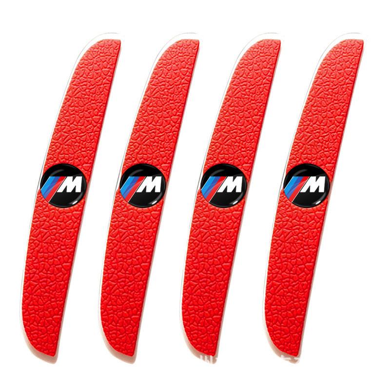 4Pcs Car Door Anti-Collision Strip Rearview Mirror Protection Sticker For BMW M E34 E36 E60 E90 E46 E39 E70 F10 F20 F30 X5 X6 X1 M3 M5 M6 E71 F01 F02