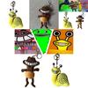 Garten Of Banban Plush Keyring Featuring Animal Shaped Soft Toy For Backpack Accessories