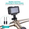Bike Computer Mount Adjustable Angle Bike Stopwatch Mount Holder Aluminum Alloy Bicycle Handlebar Code Rack for Outdoor Sports