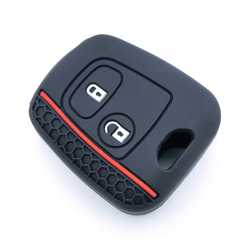 Remote Key Cover Case Silicone Skin For Citroen C1 C2 C3 C4 Xsara Picasso Key Cap Peugeot 107 206 207 306 307 407 Toyota Aygo