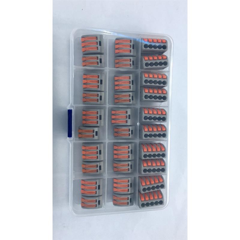 2 Pin, 3Pin, 5Pin Compact Wiring Terminal Block Fast Connector Push-In Conductor