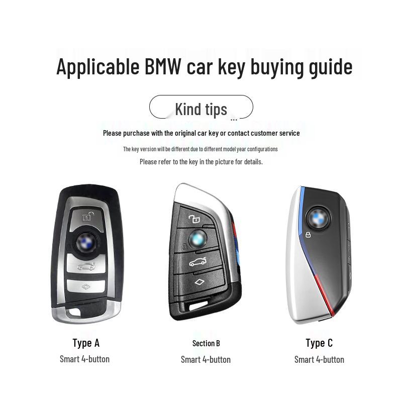 

High-End Key Case for BMW X3, X5, X1, 3 Series, 5 Series, i3, 325li, 525, X2