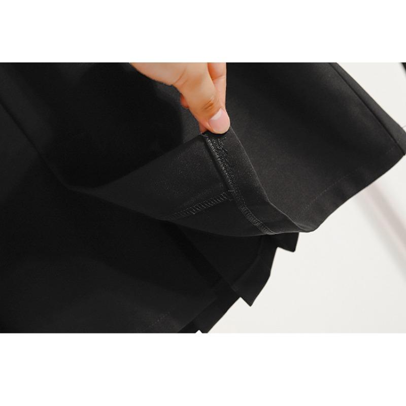 DIMANAF 2025 Plus Size Summer Elastic Skirts Casual Women Loose A-Line Skirt Pleated High Waist Fashion Vintage Maxi