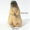 Soft Tpr Fast Rebound Squeeze Toy Realistic Squirrel Prairie Dog Adult Stress Relief Desktop Anxiety Fidget Decompression Toy