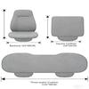 Linen Seat Covers For Car, Non-Slip Soft Breathable Car Seat Protector Universal Fit Most Automotive, Van, Suv, Trucks