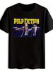 "Pulp Fiction" Graphic T-shirt - Black