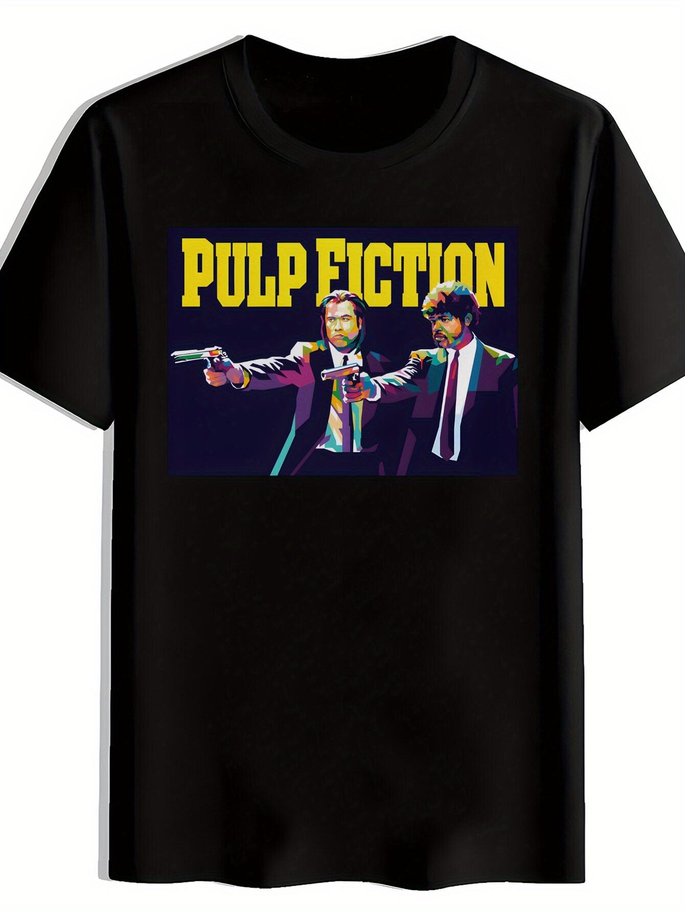 Pulp Fiction Graphic T-shirt - Black S