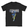 Fernando Alonso Plážový tanec Bavlna pro Pánské Trendy Vlastní logo Krátký rukáv Vintage Dospělí Děti Rodič Dítě Tričko