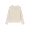Kids Solid Color Crew Neck Long Sleeve Knit Pullover Sweater Casual Bottoming Top