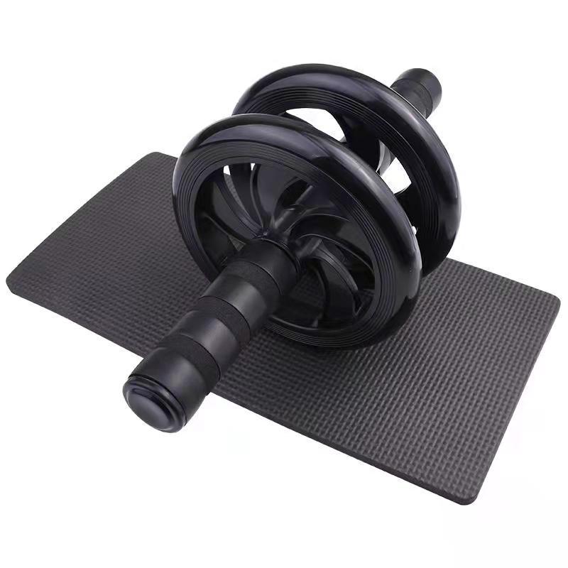 Ab Wheel Roller Set With Knee Mat Home Abdominal Exercise Equipment Core Strength Training Fitness Workout Tool