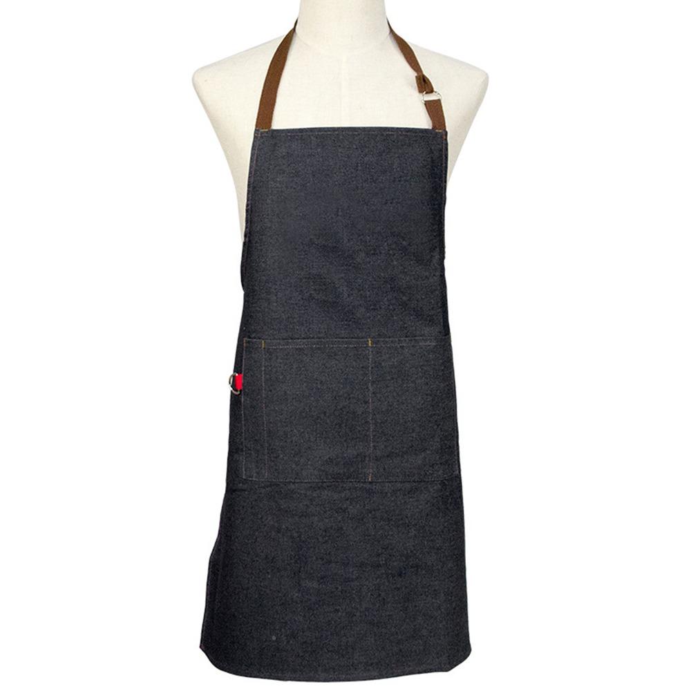 Unisex Kitchen Cooking Apron Oil-Proof Waiter Extended Aprons Barber Work Clothes  Restaurant Use