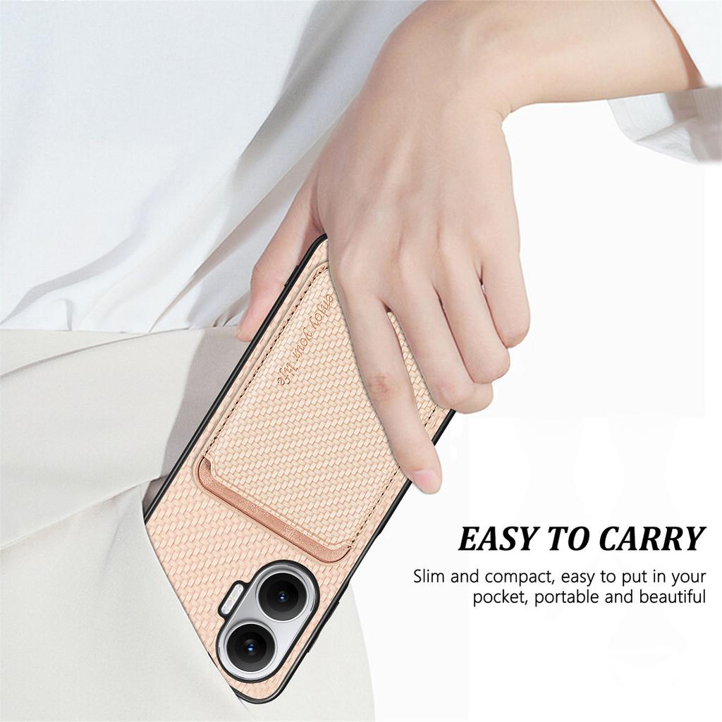 For Xiaomi Redmi Turbo 4 Pro 5G Case Magnetic Detachable Card Holder Phone Back Cover