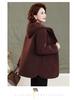 2025 Stylish Mother’s Winter Jacket: Velvet Cotton Padded, Fleece, Thickened Warm Outerwear for Middle-aged & Elderly Women