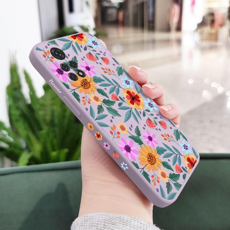 Auffällige Blumen Handyhülle Für Xiaomi Redmi Note 15 Pro Plus 4G 5G Silikonhülle