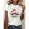 Camiseta Divertida Feminina com Estampa de Galinha Jogando Golfe - Design "Esta Sabe Como Par-Tee", Manga Curta Gola Redonda Casual